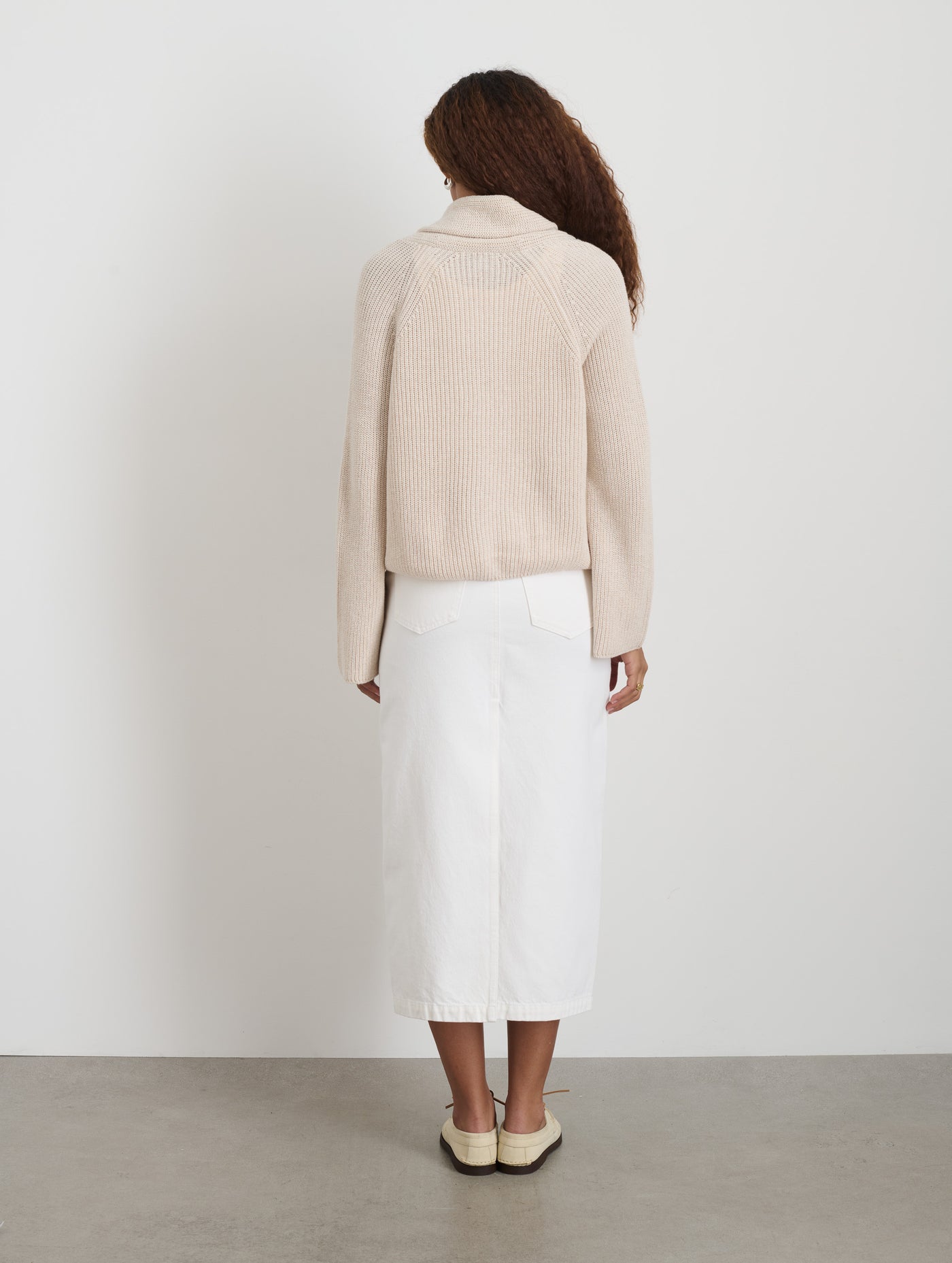 Marseille Cardigan In Cotton Linen