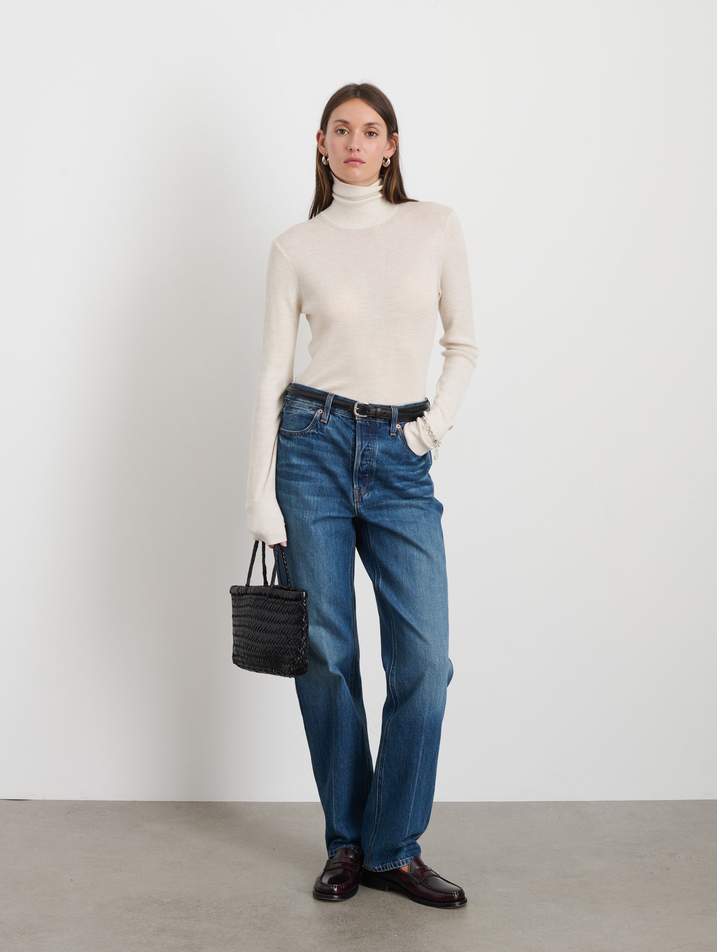 Emmaline Turtleneck In Merino Wool