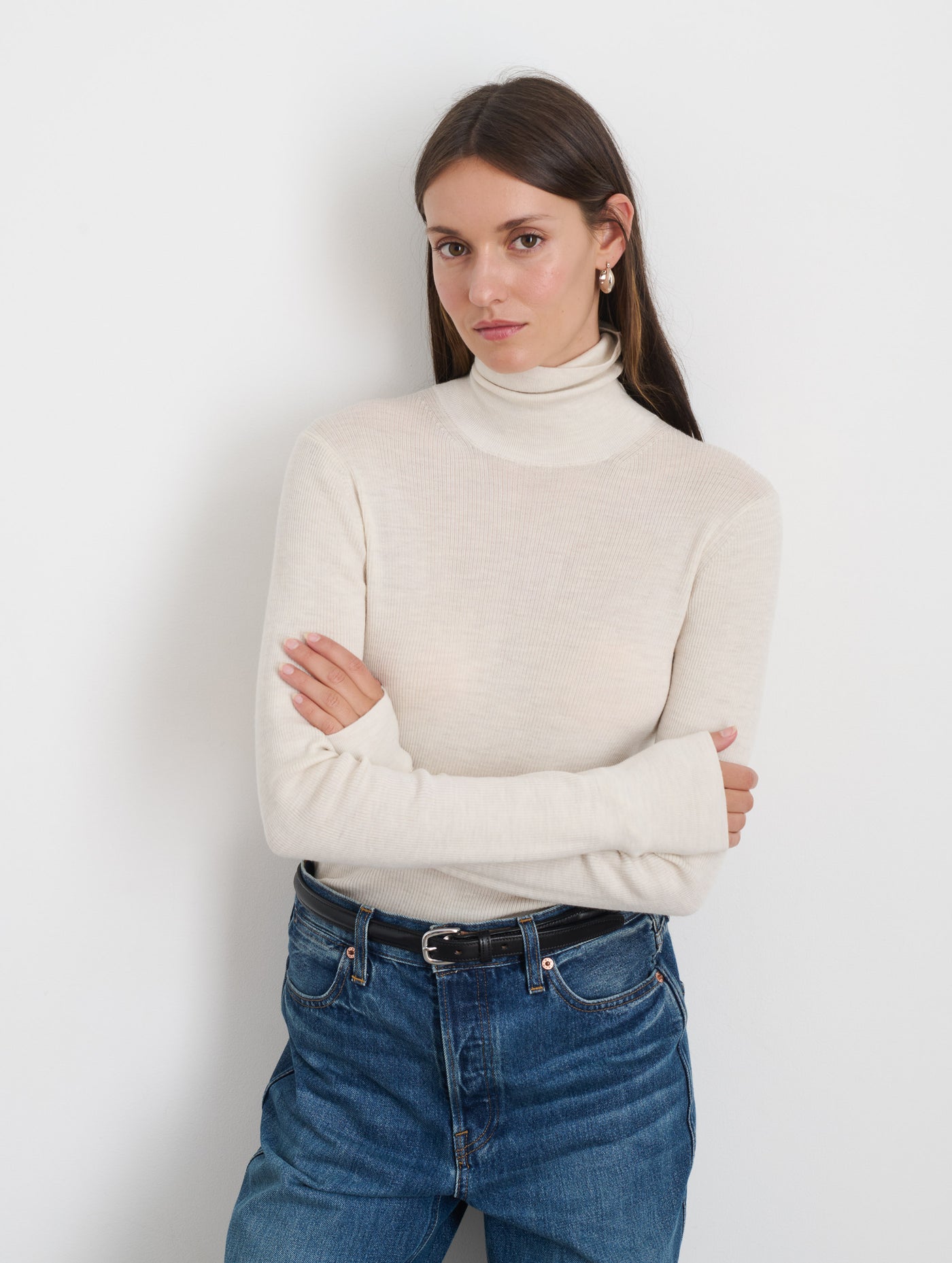 Emmaline Turtleneck In Merino Wool