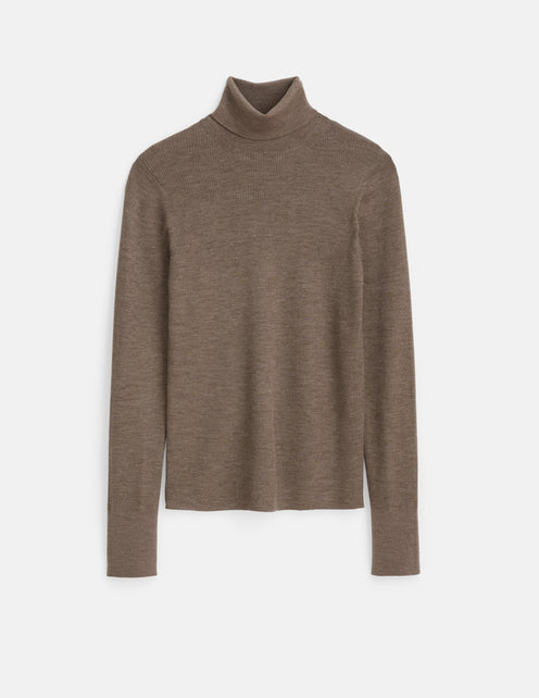Emmaline Turtleneck In Merino Wool