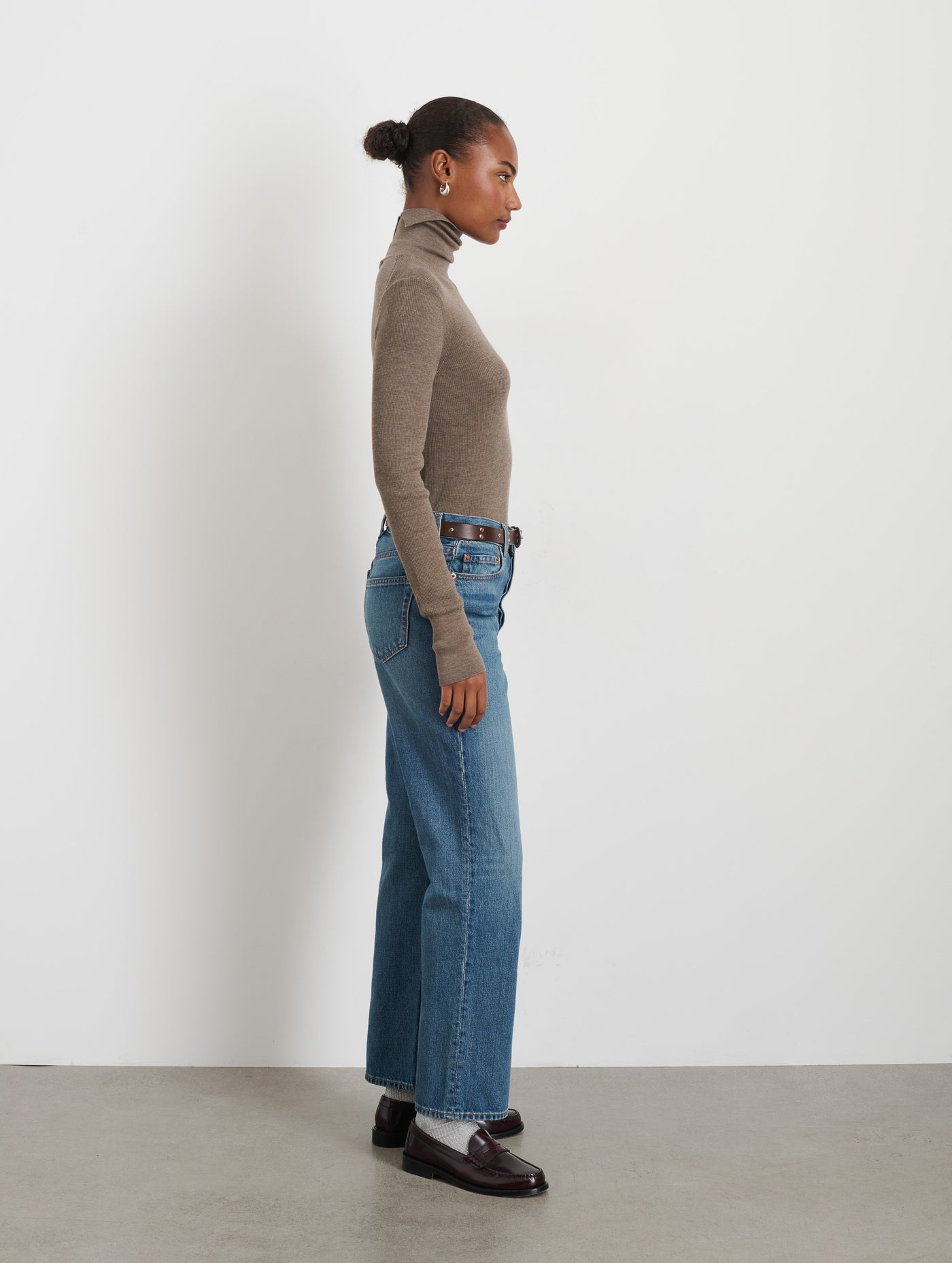 Emmaline Turtleneck In Merino Wool
