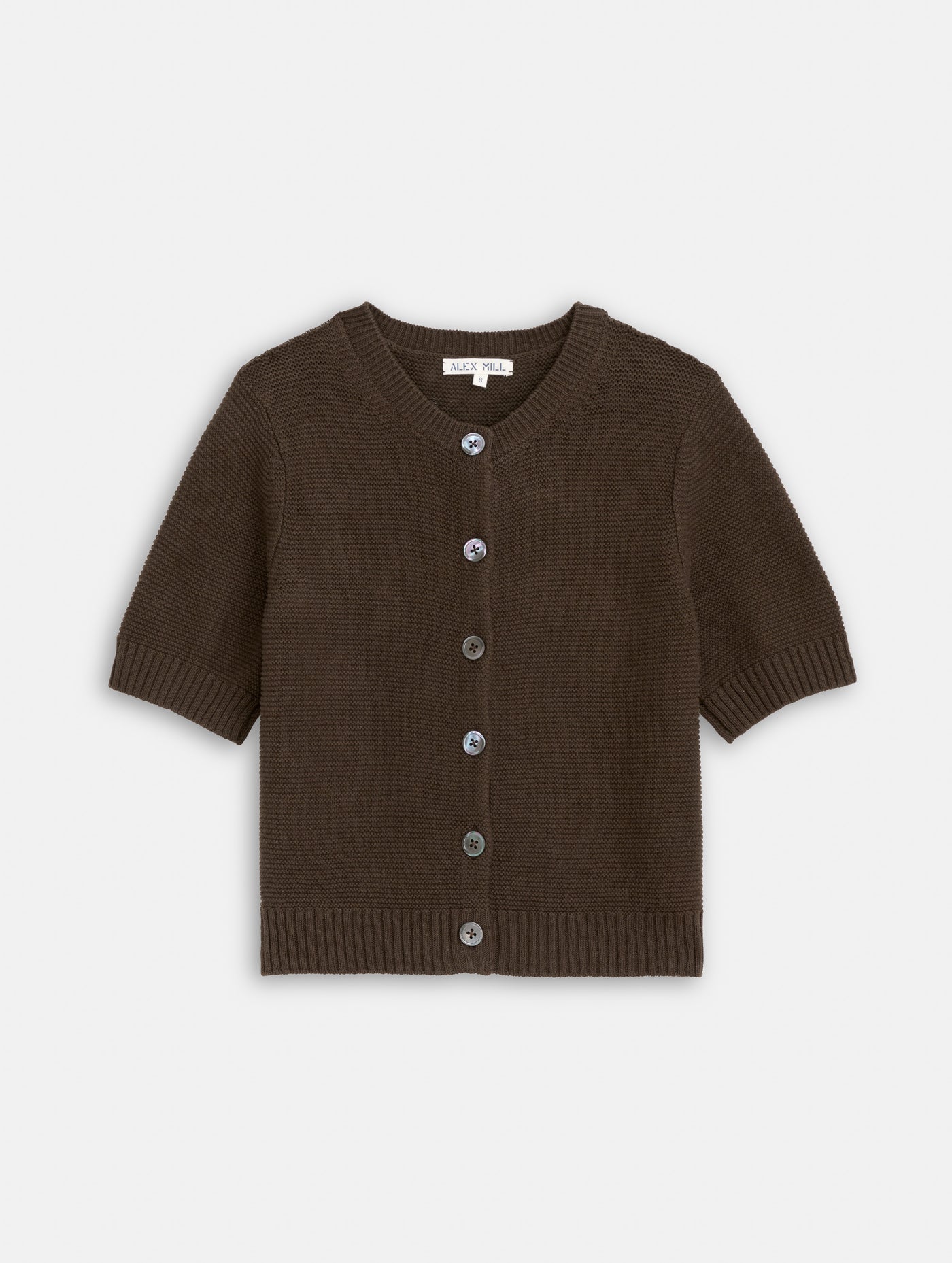 Elle Cardigan In Linen Cotton