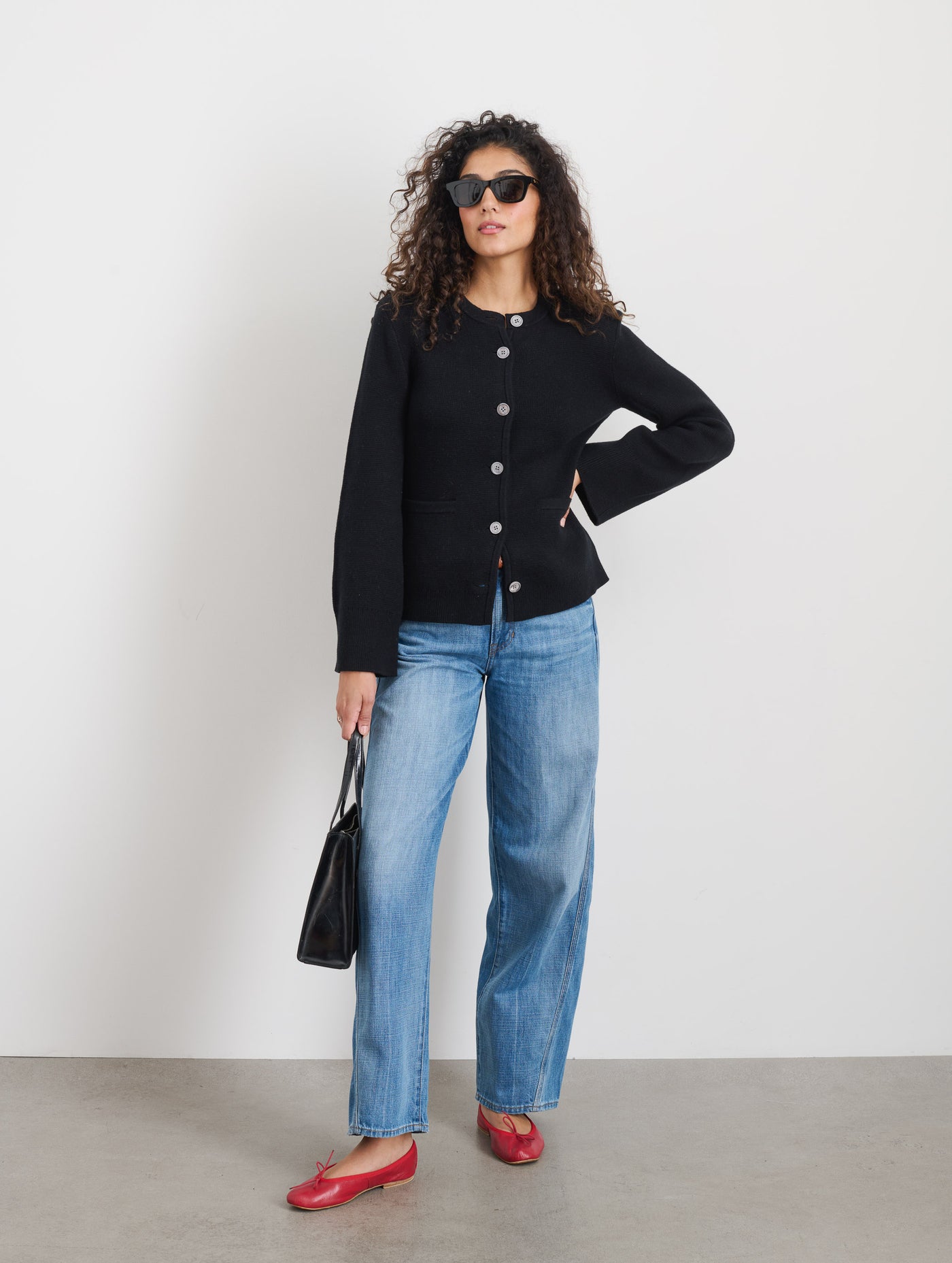 Provence Sweater Jacket In Cotton Cashmere