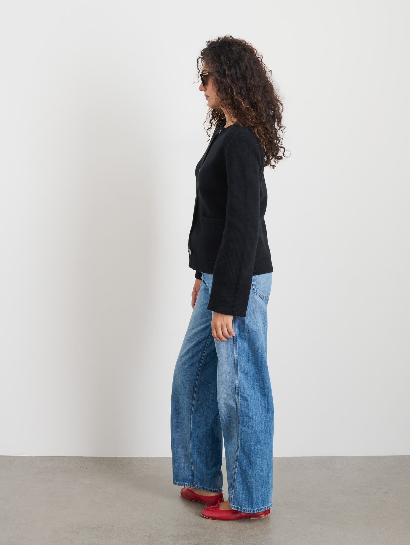 Provence Sweater Jacket In Cotton Cashmere