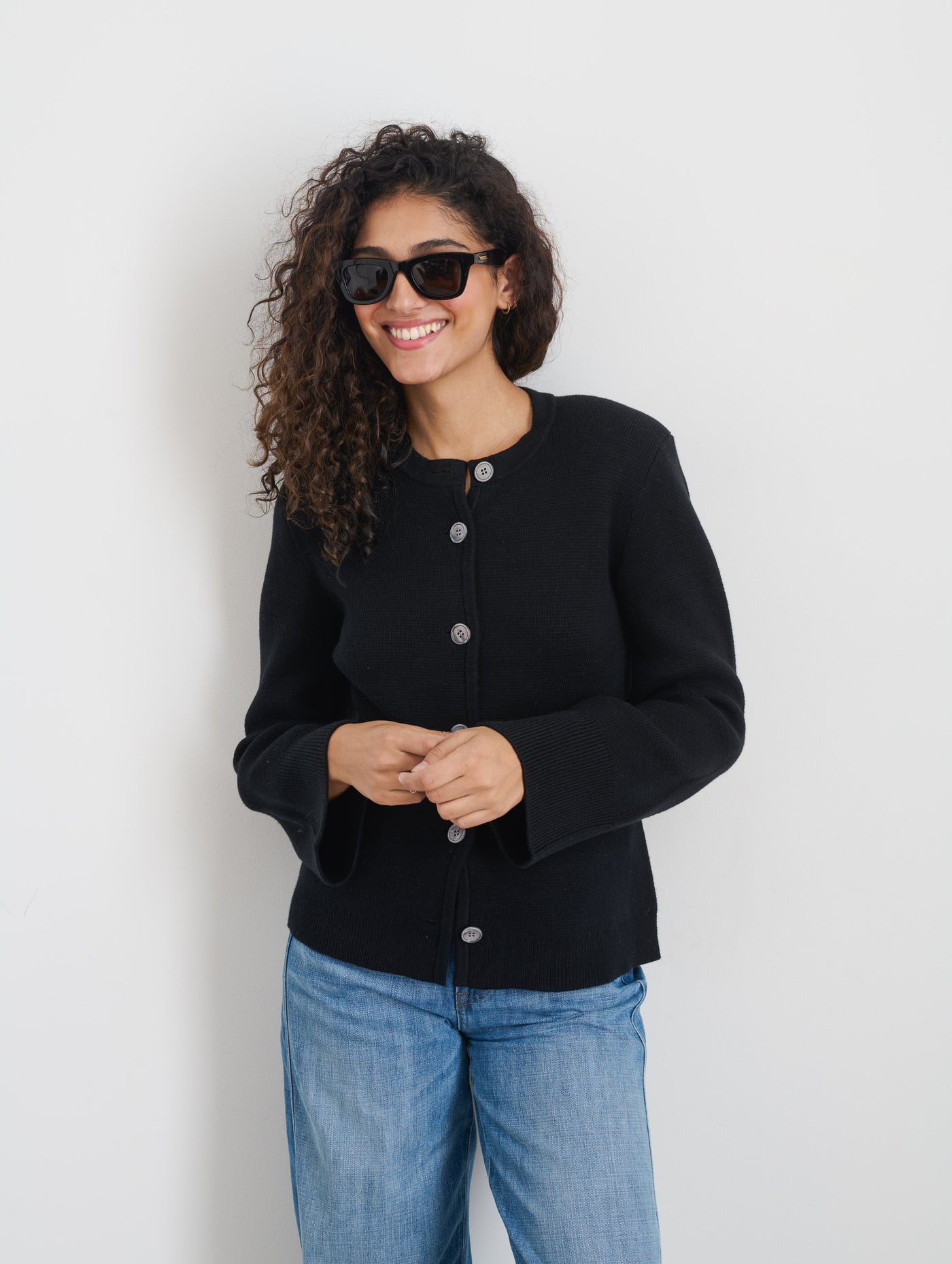 Provence Sweater Jacket In Cotton Cashmere