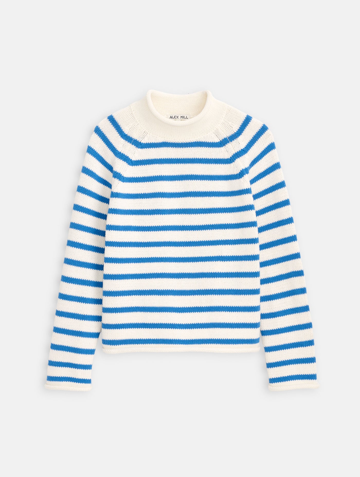 Eastport Striped Rollneck In Cotton