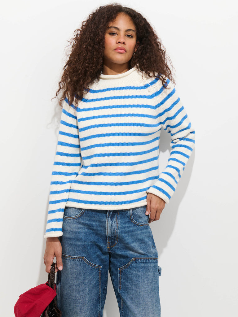 Eastport Striped Rollneck In Cotton from Alex Mill - $178