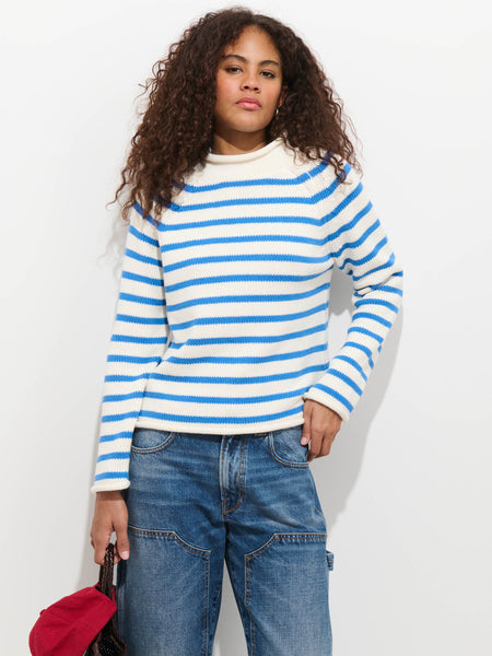 Eastport Striped Rollneck In Cotton – Alex Mill