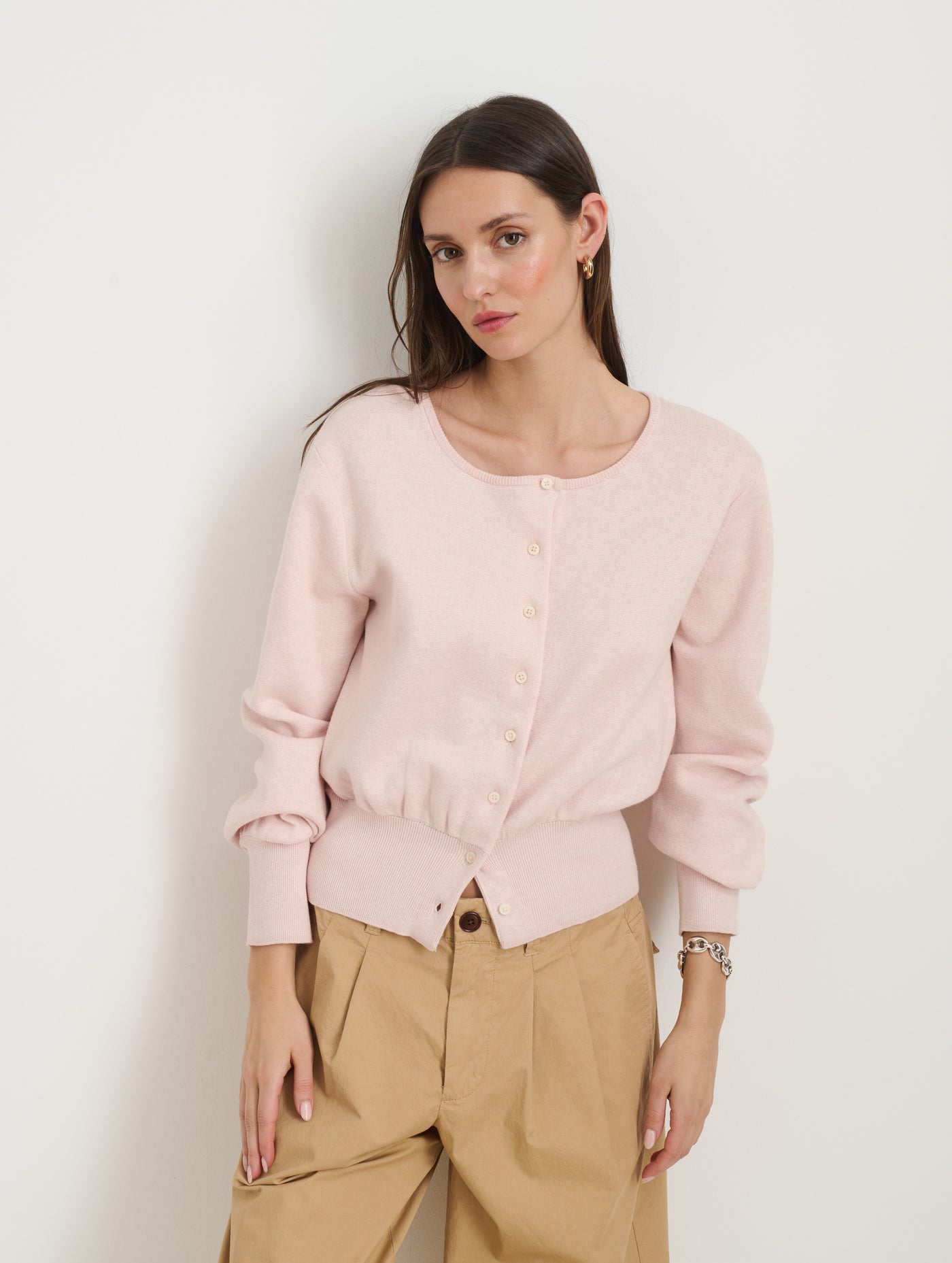 Louisa Cardigan In Cotton Cashmere