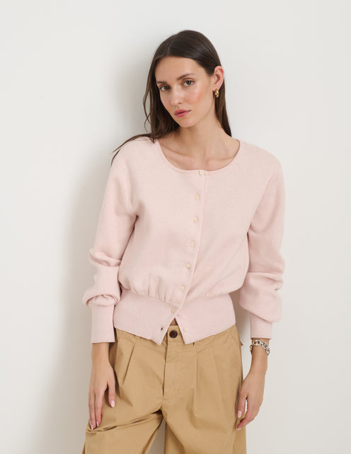 Louisa Cardigan In Cotton Cashmere