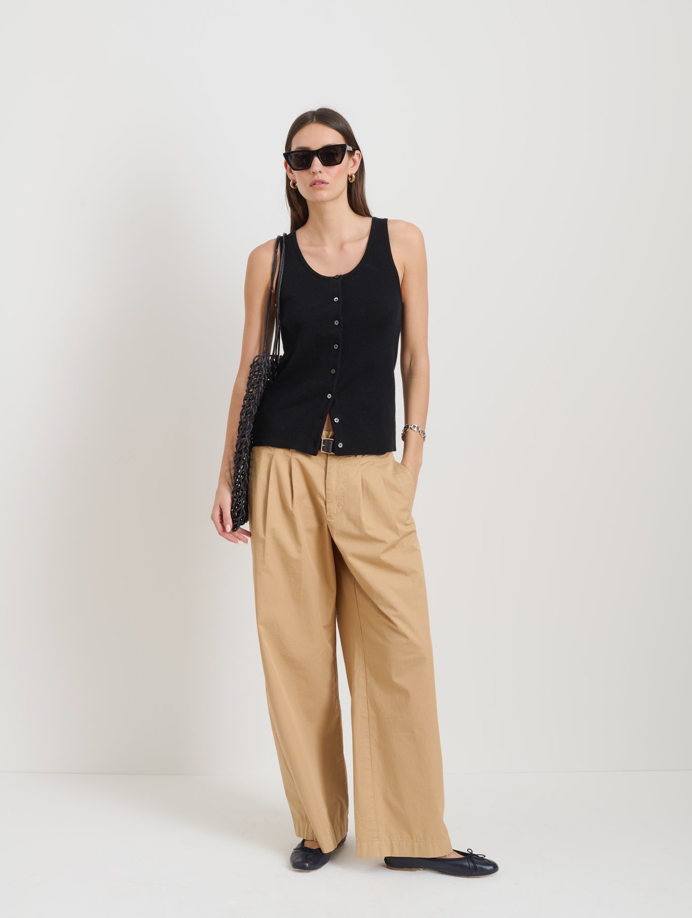 Louisa Vest In Cotton Cashmere