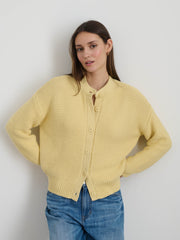 Nico Cardigan In Cotton In Butter