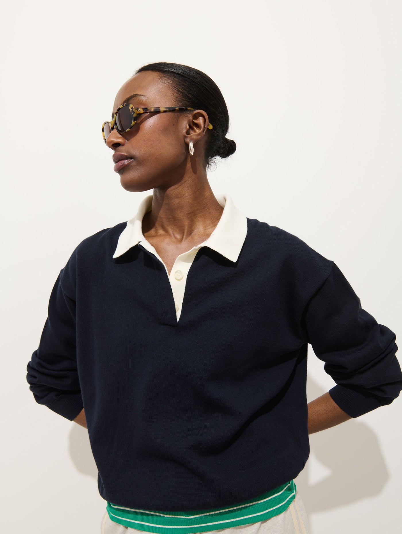 Bond St Polo In Cotton Cashmere