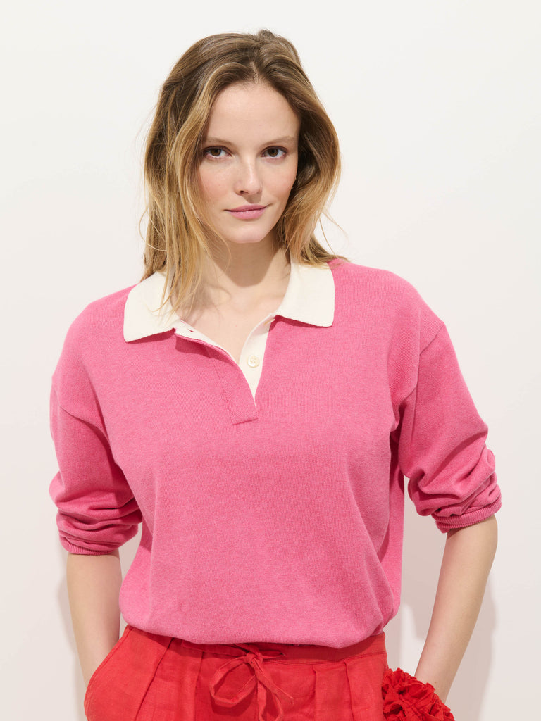 Bond St Polo In Cotton Cashmere from Alex Mill - $168