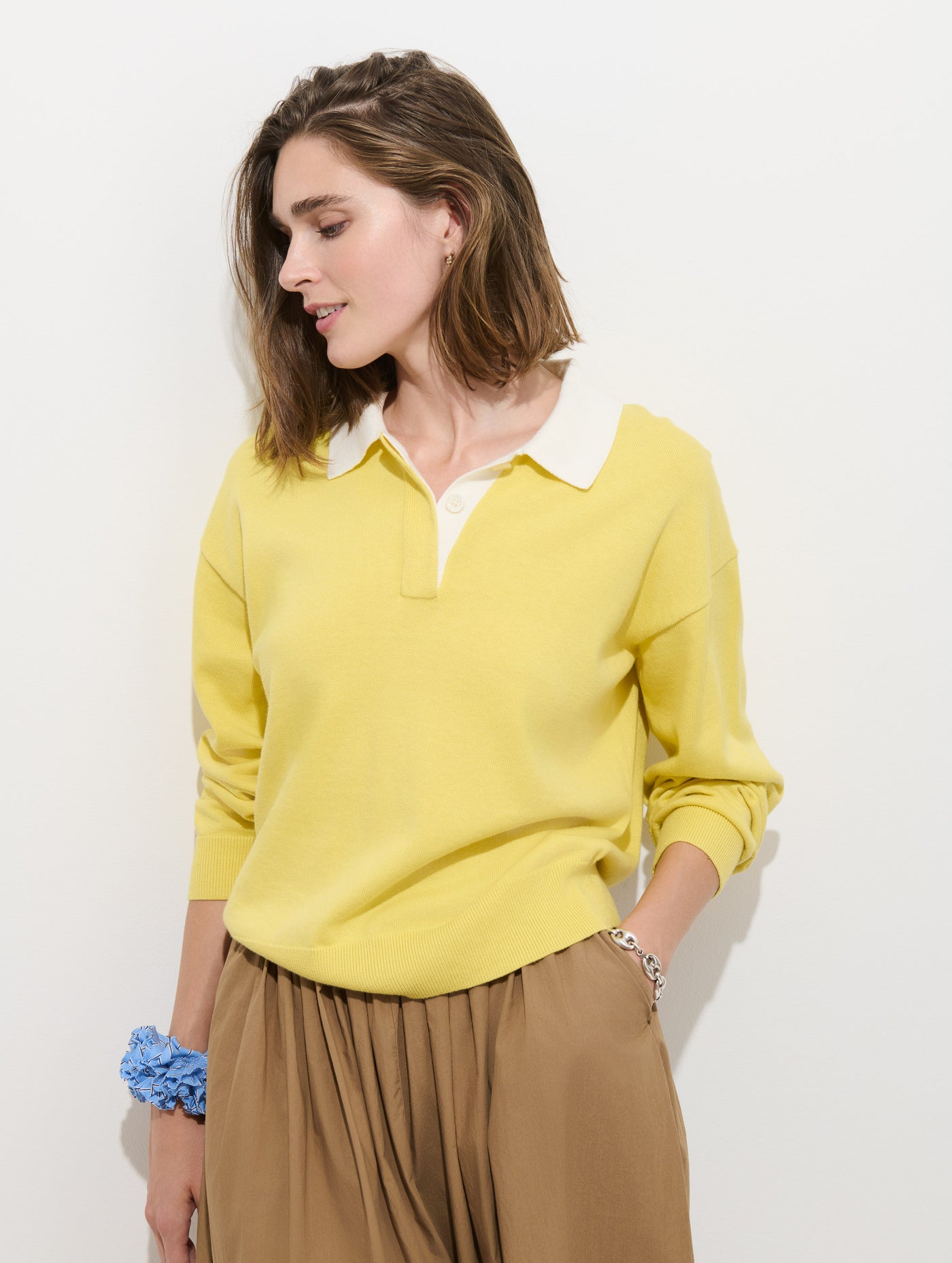 Bond St Polo In Cotton Cashmere