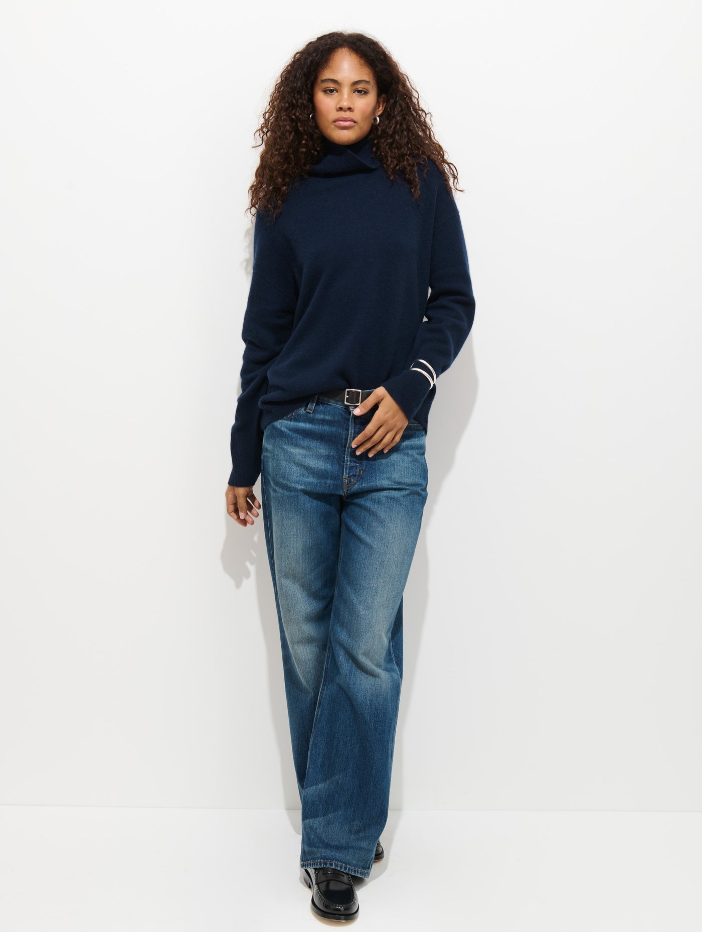 Maisie Turtleneck Sweater In Cashmere