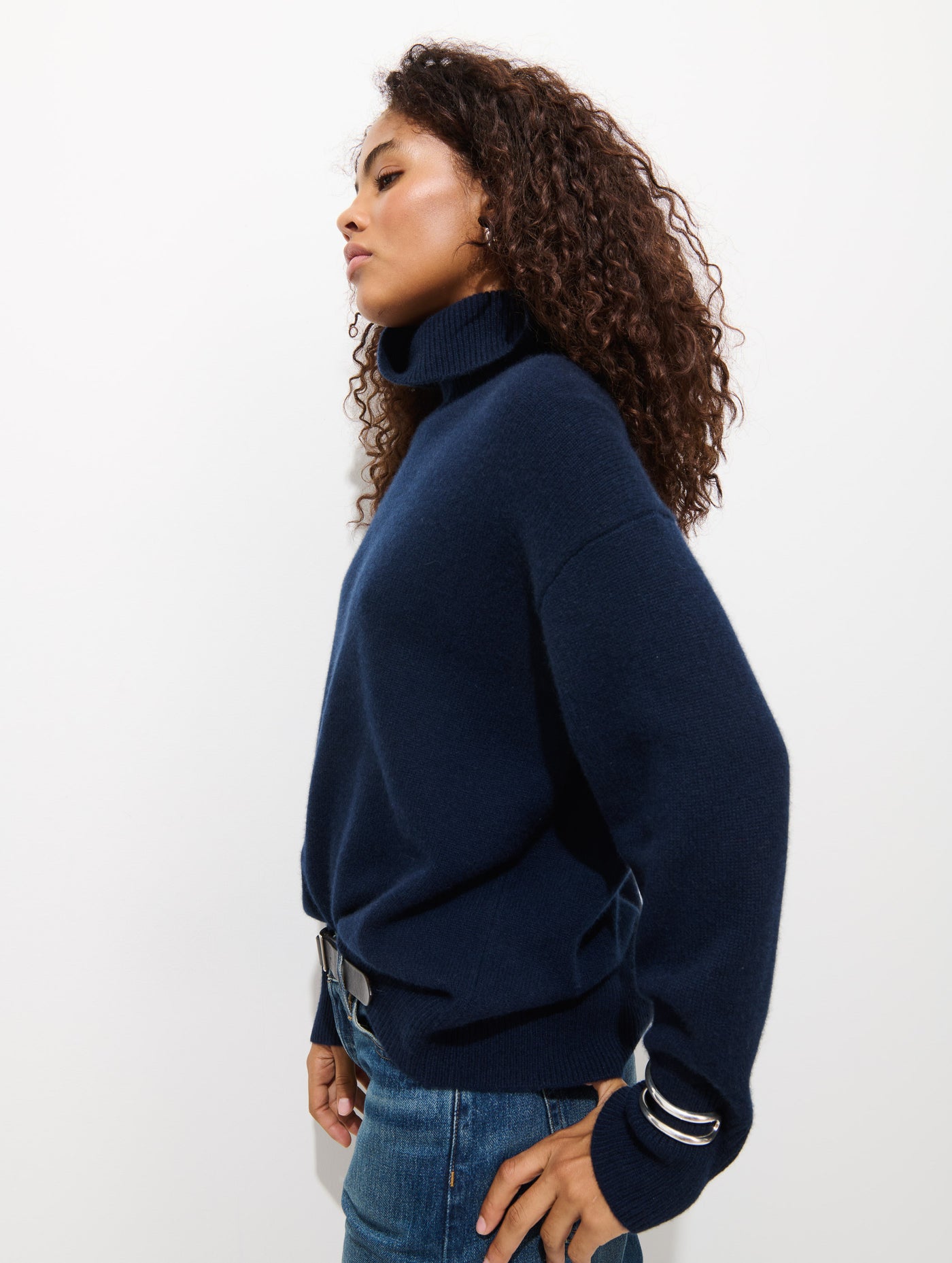 Maisie Turtleneck Sweater In Cashmere