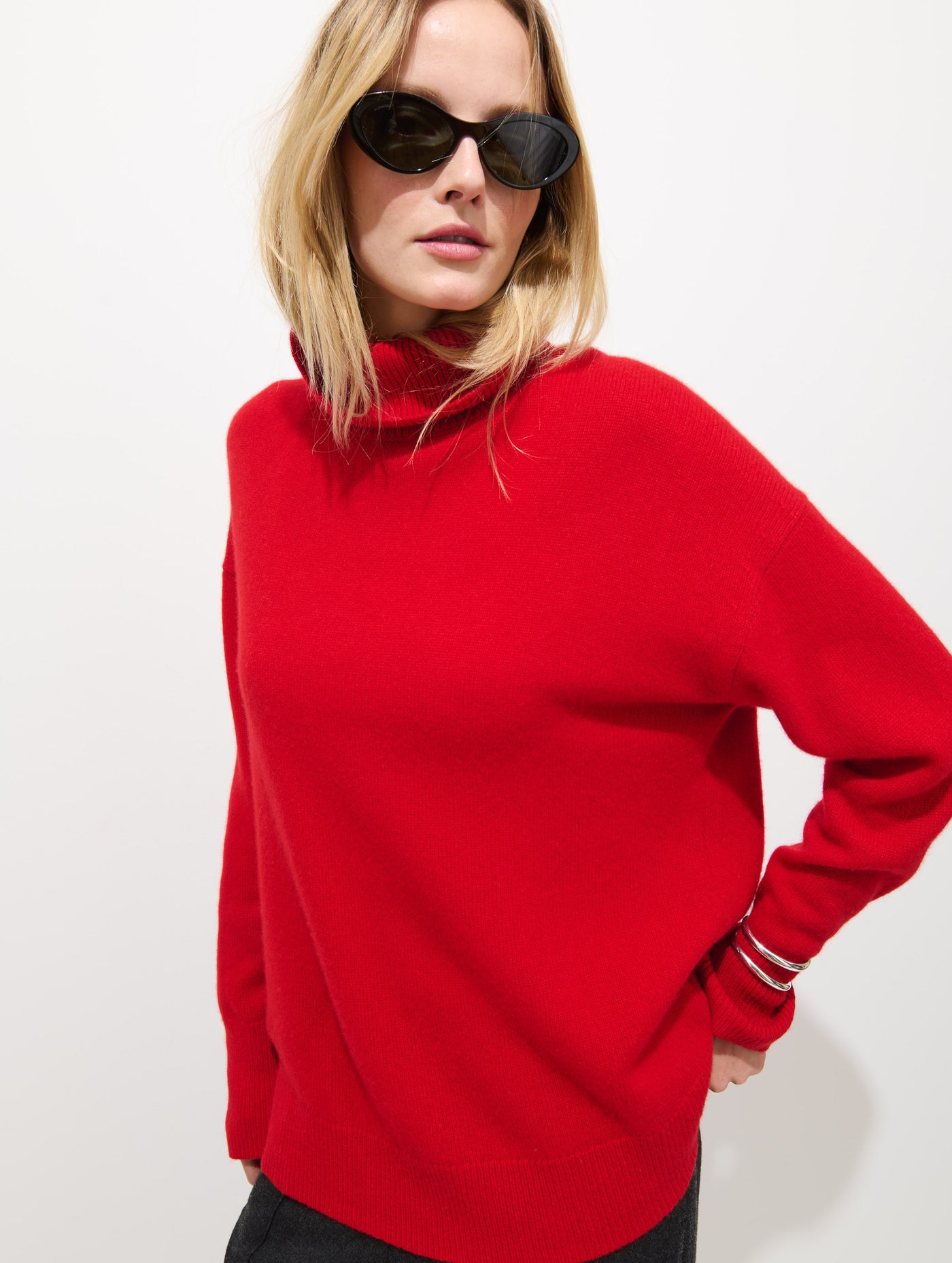 Maisie Turtleneck Sweater In Cashmere
