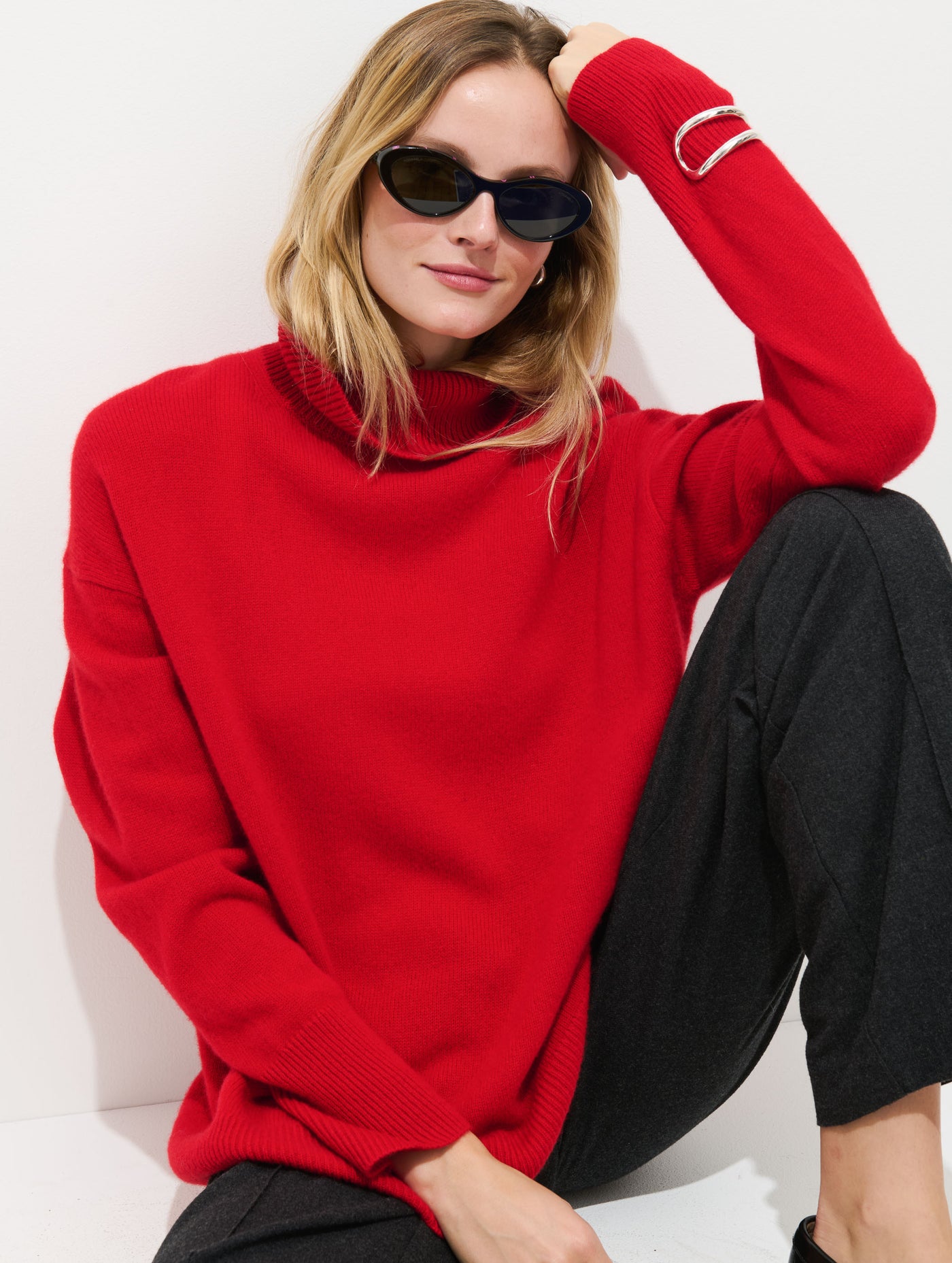 Maisie Turtleneck Sweater In Cashmere