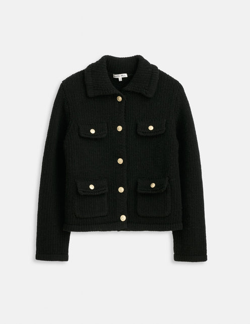 Edinburgh Sweater Jacket In Merino Wool