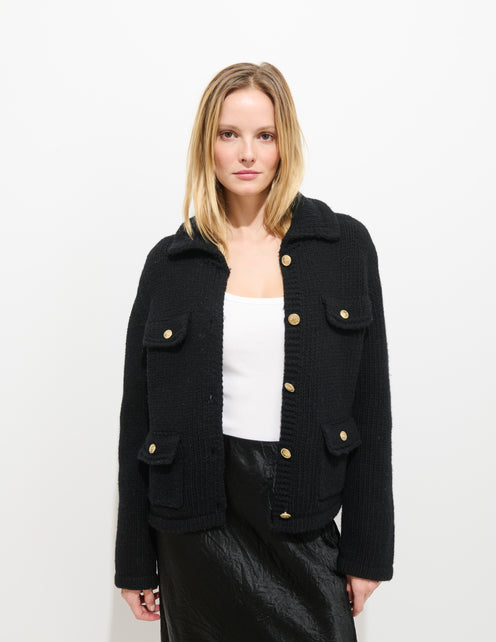 Edinburgh Sweater Jacket In Merino Wool