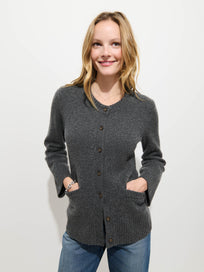 Bordeaux Cardigan in Cashmere