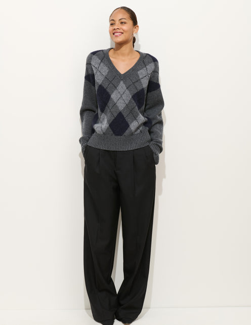 Primrose Pleated Trouser In Wool