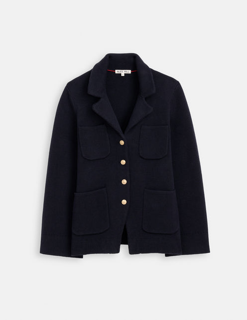 London Sweater Jacket In Cotton Cashmere