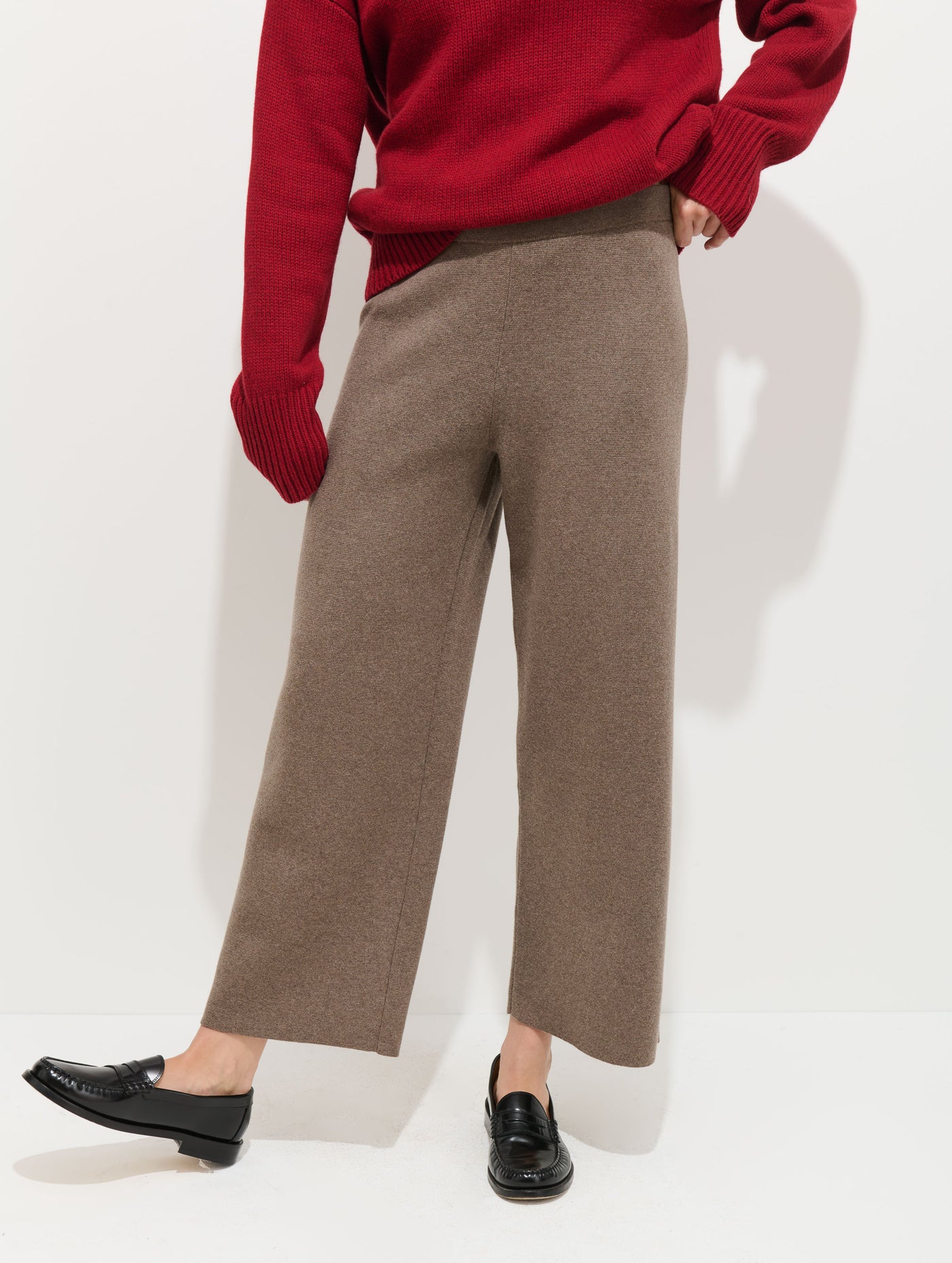Olivia Sweater Pant In Cotton Cashmere