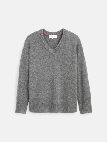 Rowan V-Neck Sweater In Cashmere – Alex Mill