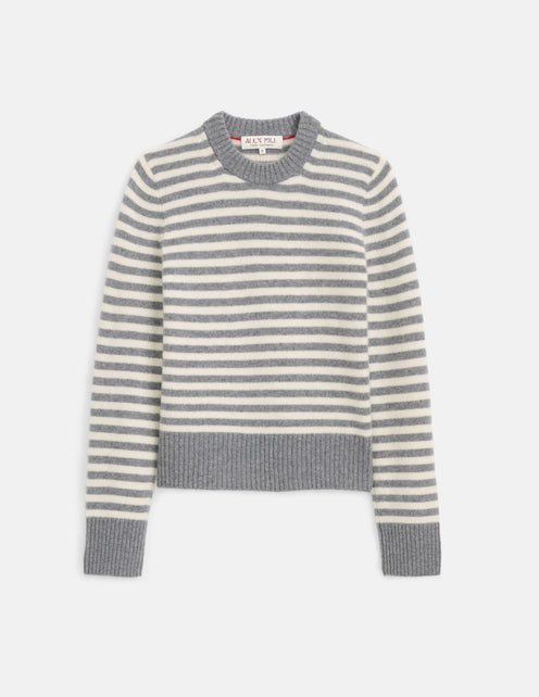 Marais Sweater In Striped Cashmere