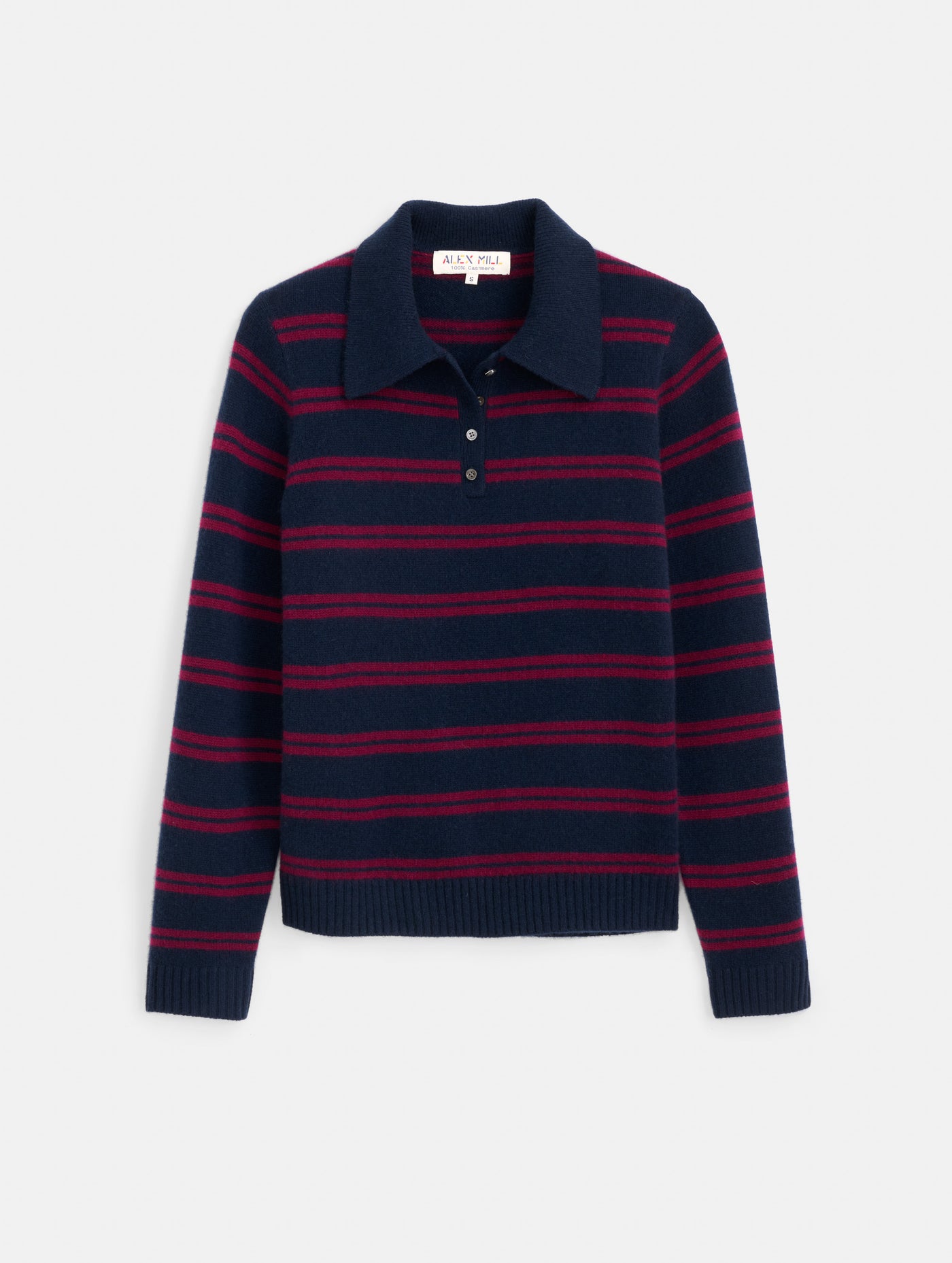 Alice Polo In Cashmere Stripe