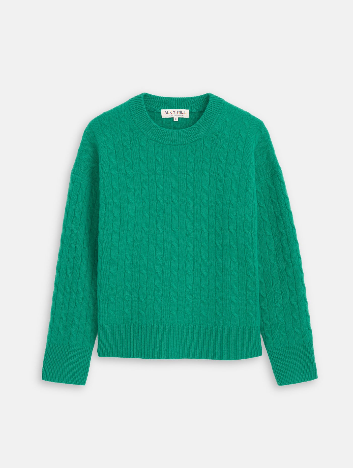 Charlie Cable Sweater In Cashmere