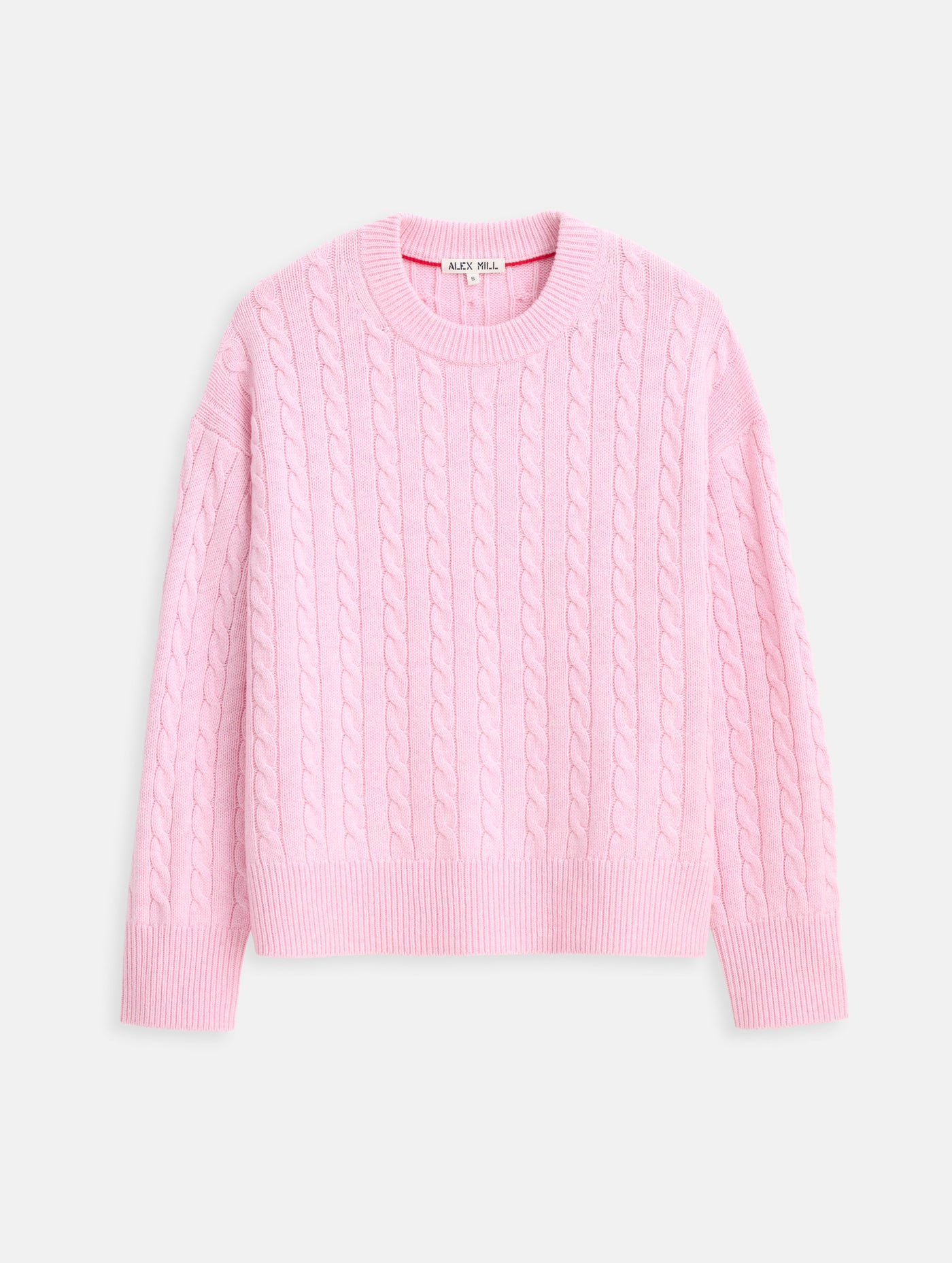Katherine Cable Sweater In Wool Cotton