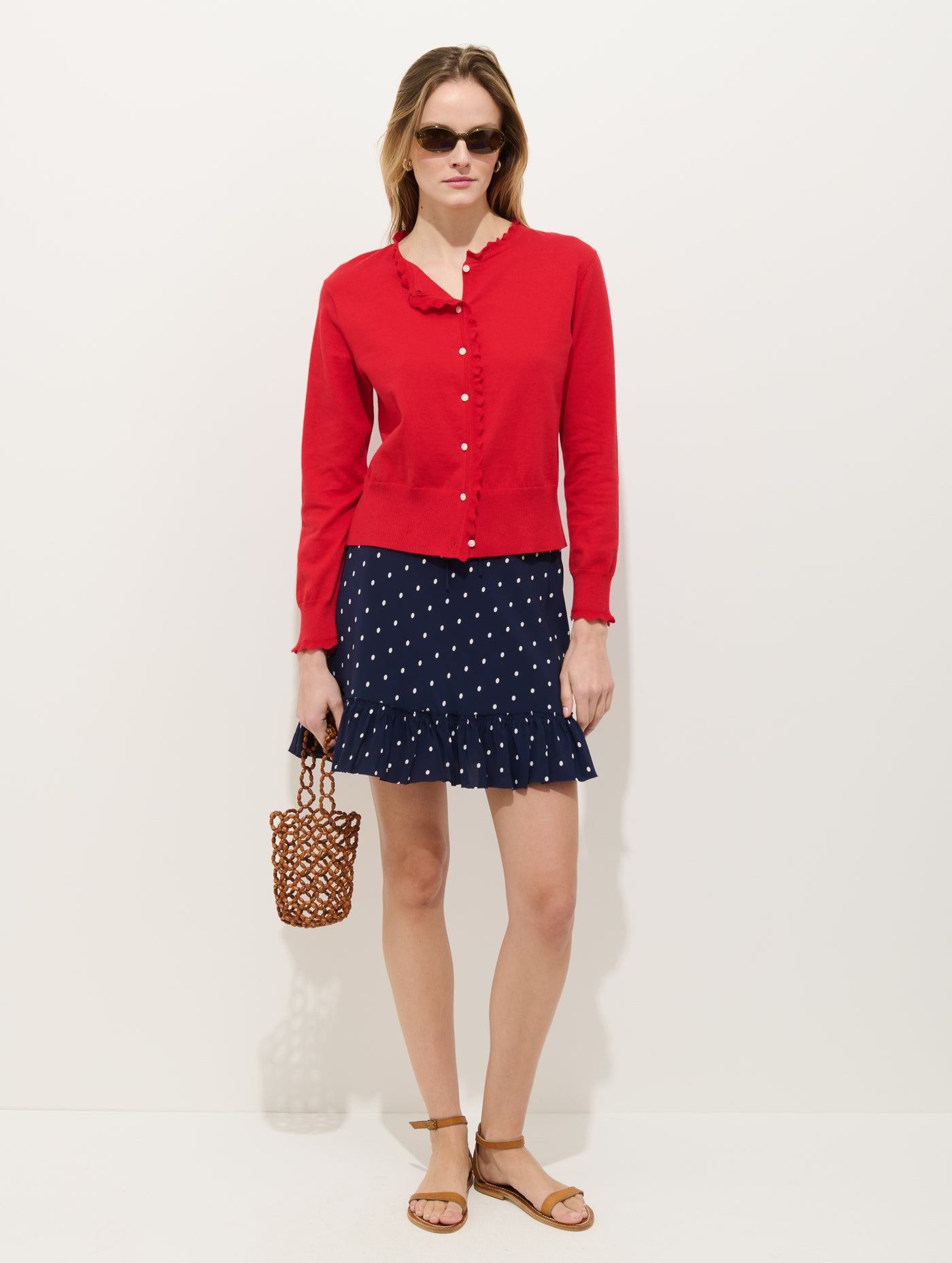 Bella Cardigan In Cotton Cashmere