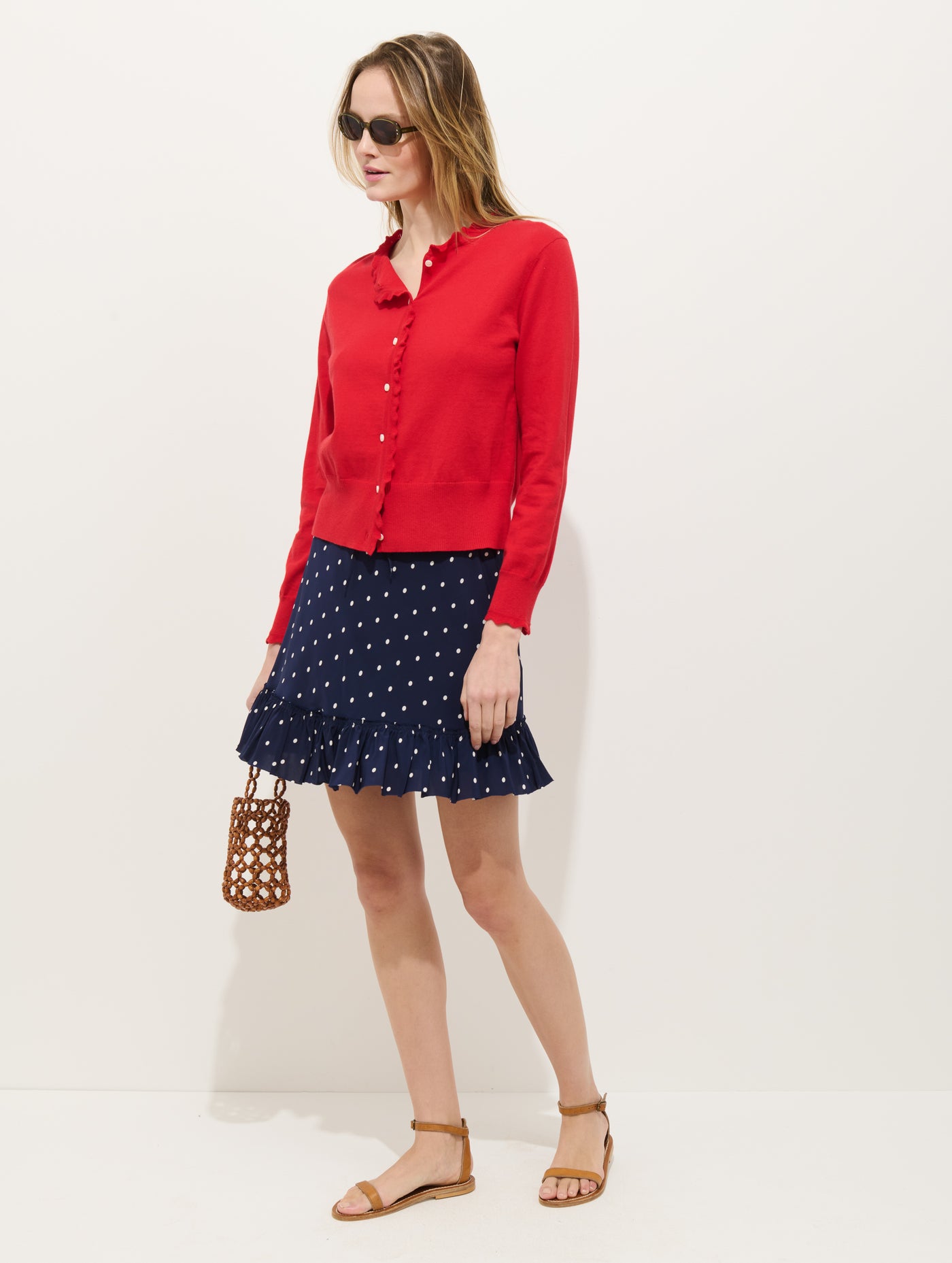 Flora Skirt In Polka Dot