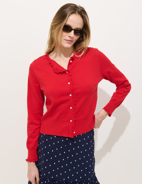 Bella Cardigan In Cotton Cashmere
