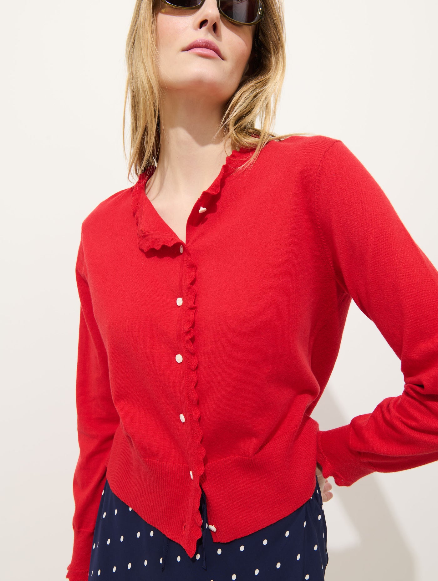 Bella Cardigan In Cotton Cashmere