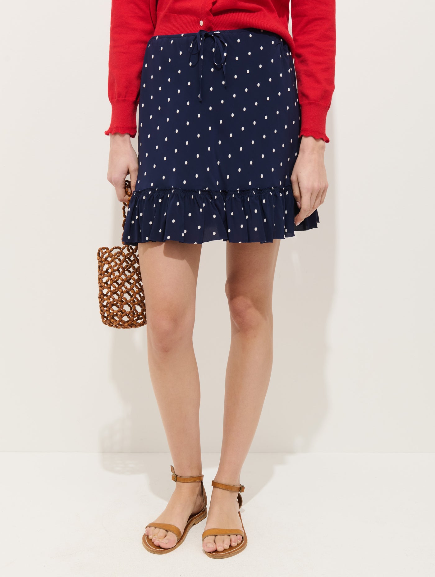 Flora Skirt In Polka Dot