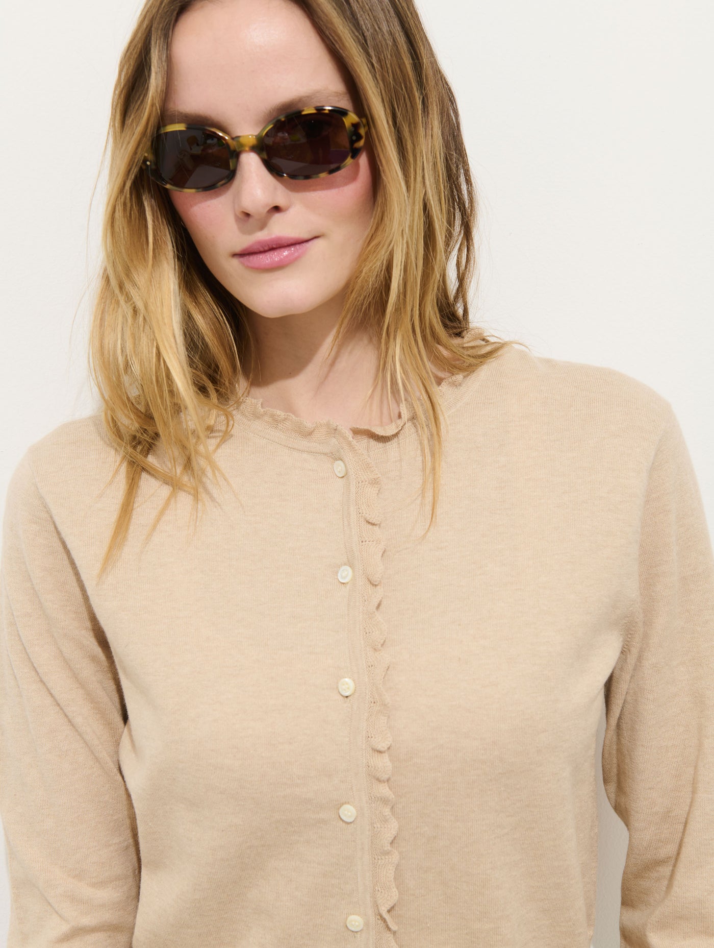Bella Cardigan In Cotton Cashmere