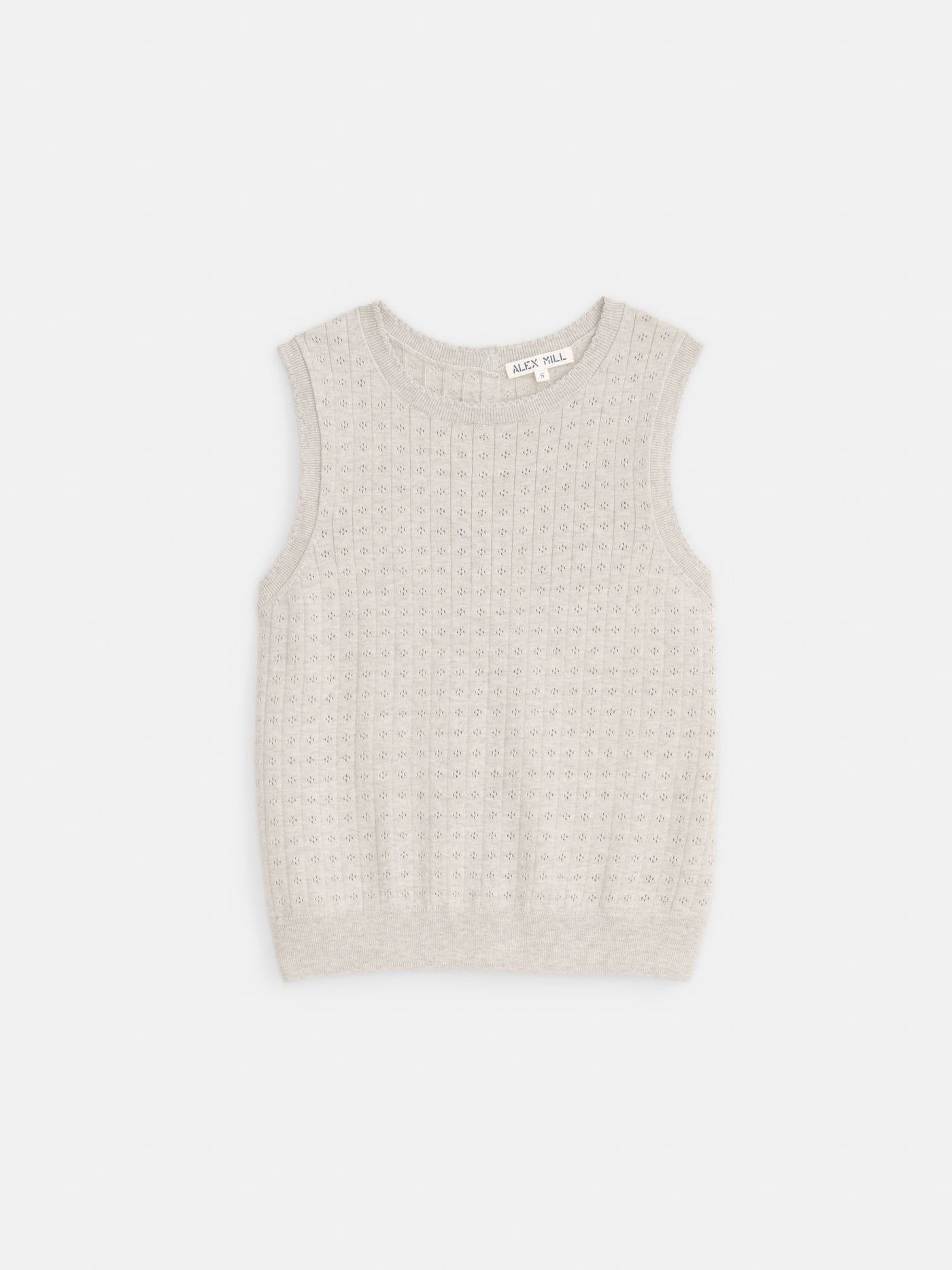 Odette Sweater Tank In Cotton Cashmere
