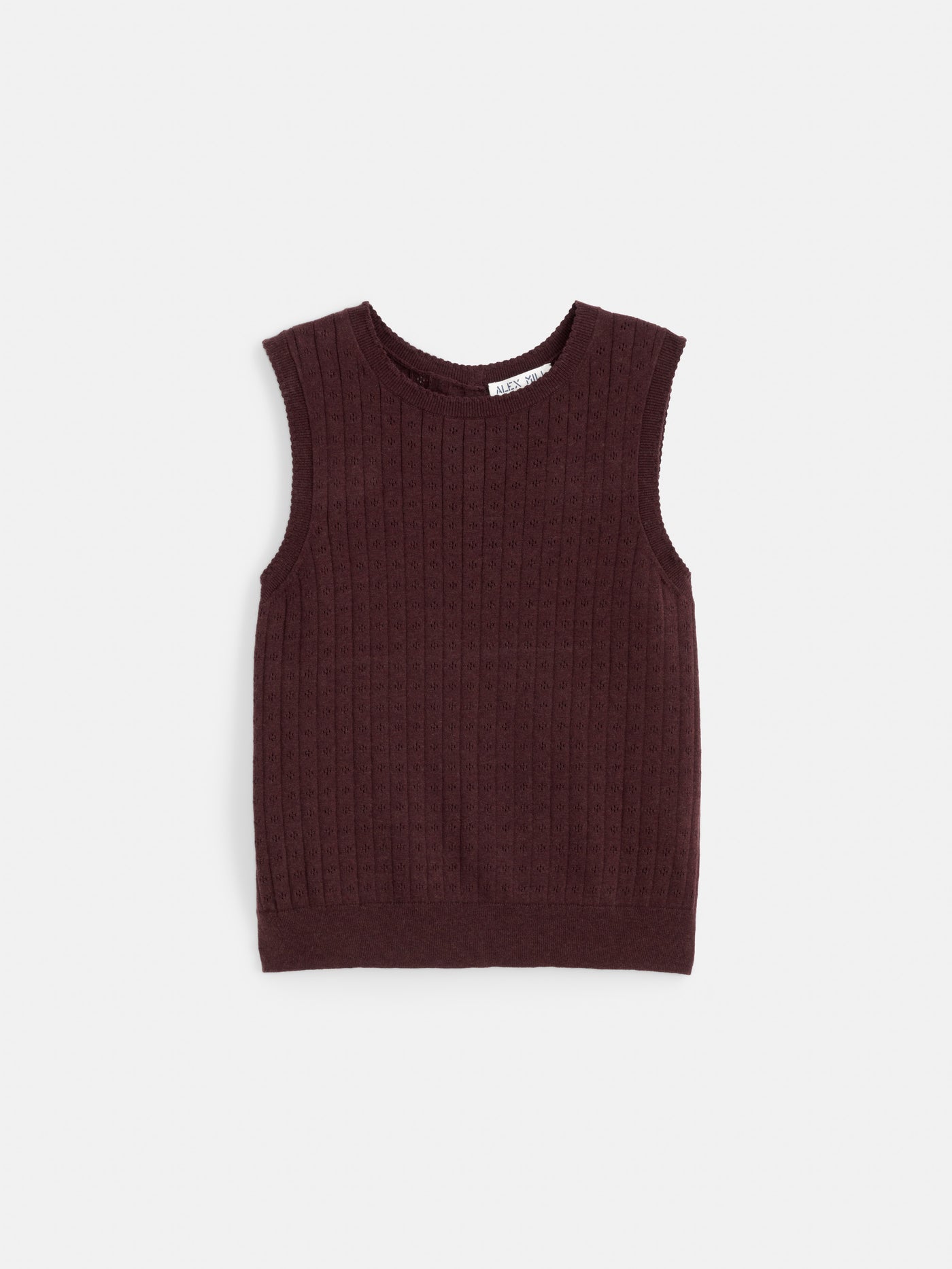 Odette Sweater Tank In Cotton Cashmere