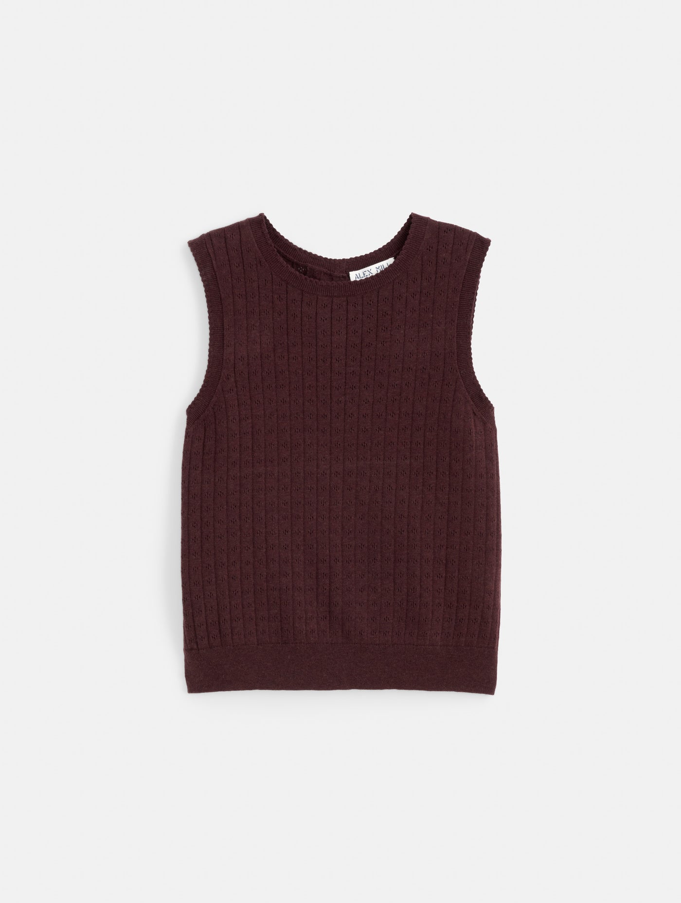 Odette Sweater Tank In Cotton Cashmere