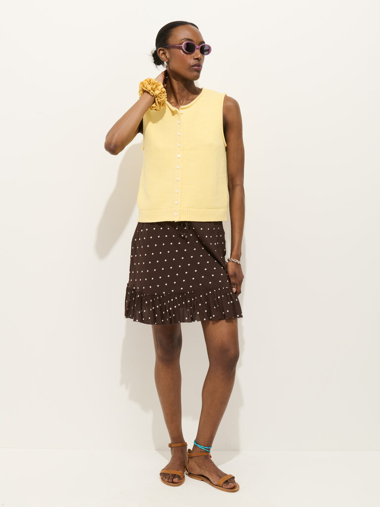 Flora Skirt In Polka Dot from Alex Mill - $165