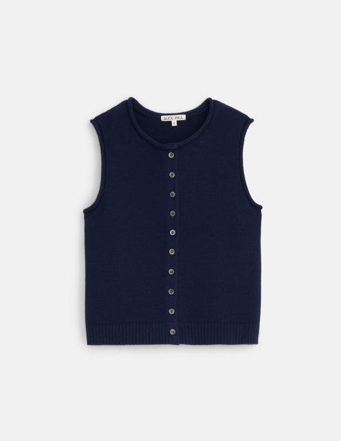 Taylor Vest in Cotton