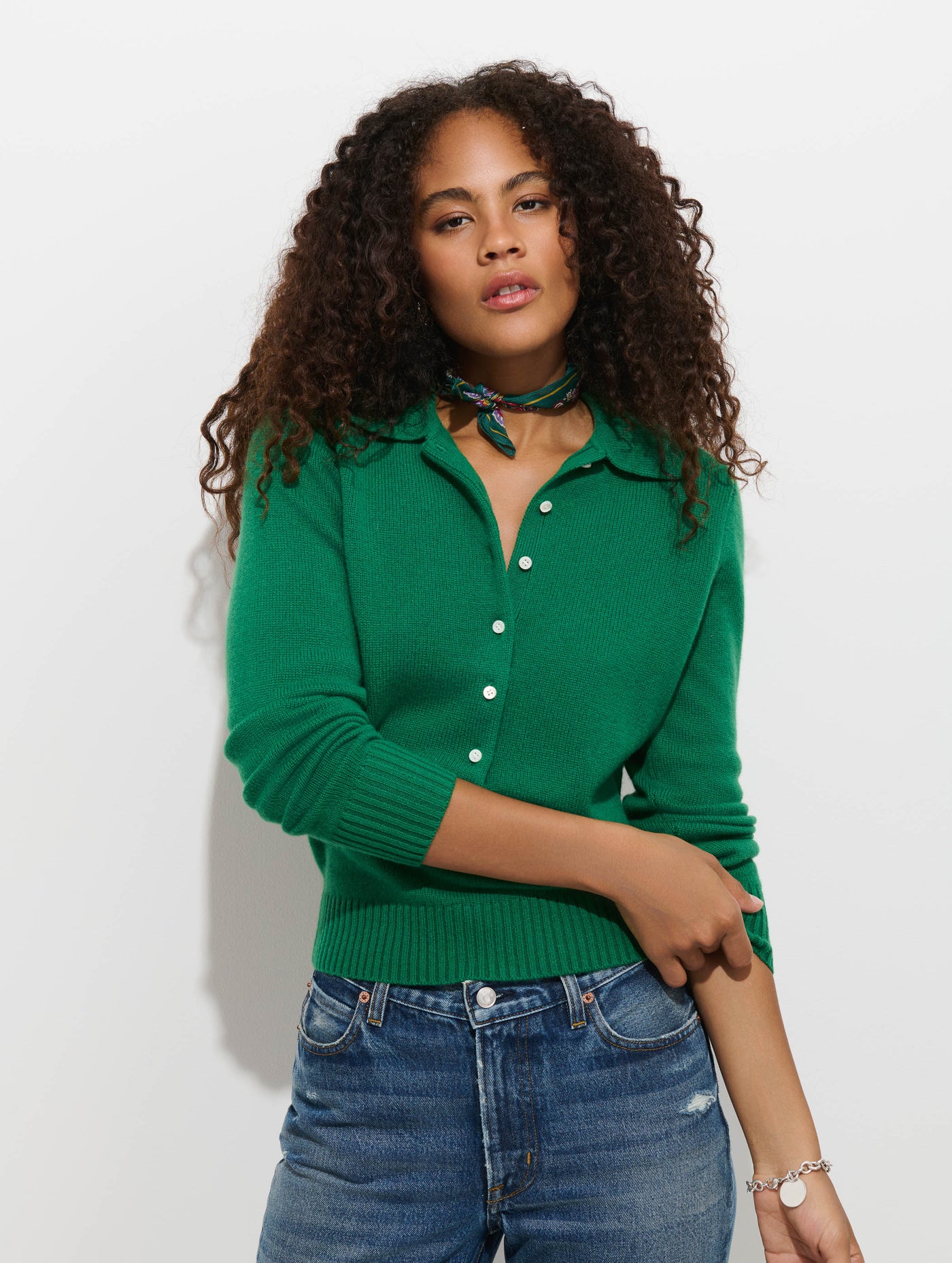 Park Polo in Washed Cashmere