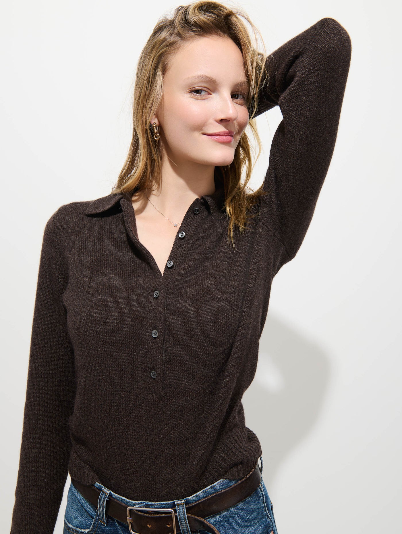 Park Polo in Washed Cashmere