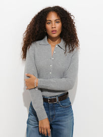 Park Polo in Washed Cashmere