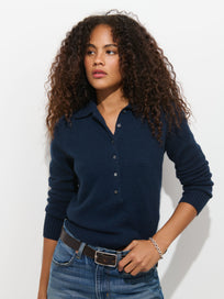 Park Polo in Washed Cashmere