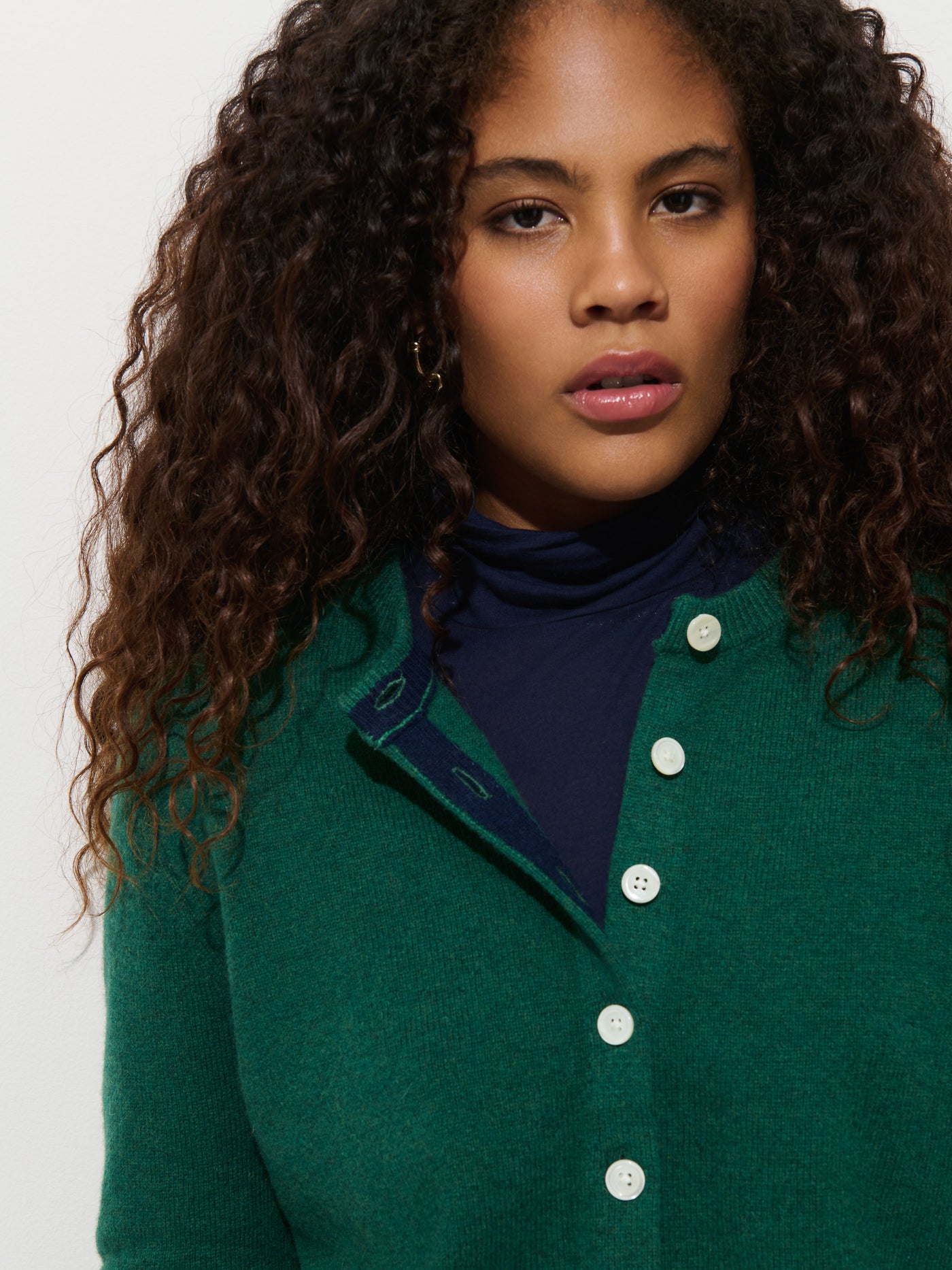 Elizabeth Street Cardigan in Merino Wool